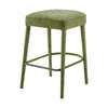 Rylee KD Chenille Backless Counter Stool, Millburry Green