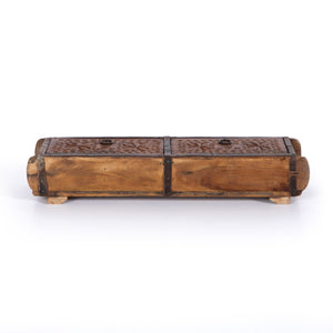 Found Carved Box In Reclaimed Natural