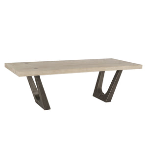 Kelso Solid Wood 94" Dining Table - White