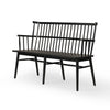 Aspen Bench In Matte Black
