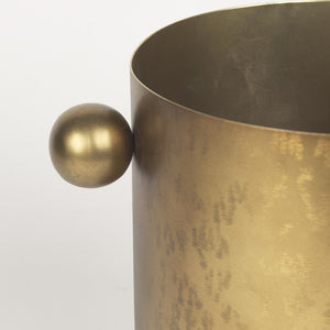 Juno 8.5H Large Gold Iron Vase