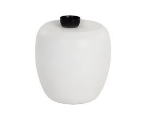 IOLITE END TABLE - WHITE