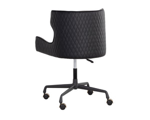 GIANNI OFFICE CHAIR - DILLON STRATUS / DILLON BLACK