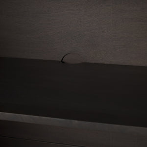 Wagner Dark Brown Wood w/ Arched Design Accent Cabinet
