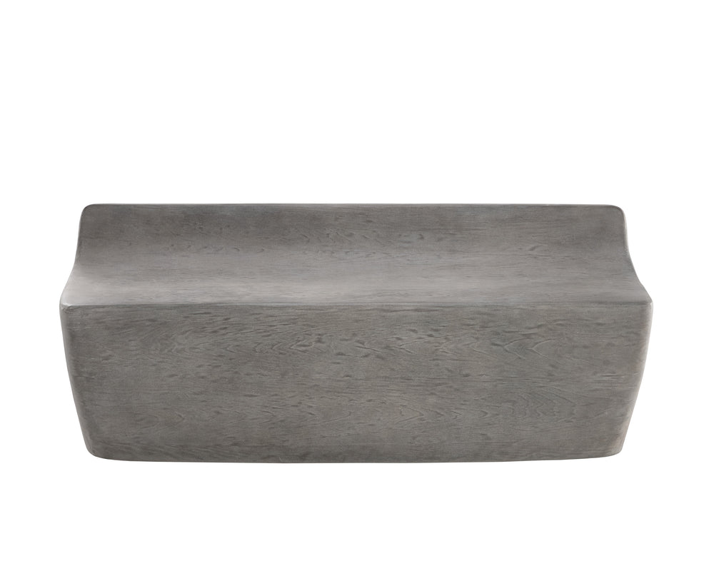 LEDGER BENCH - ASH GREY WOOD LOOK