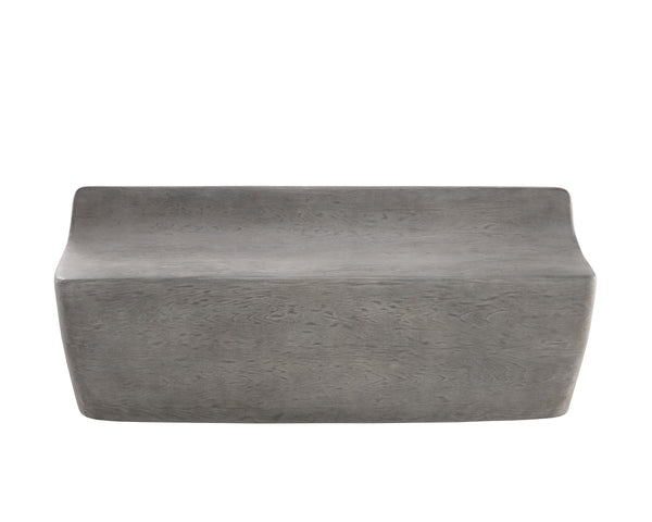 LEDGER BENCH - ASH GREY WOOD LOOK