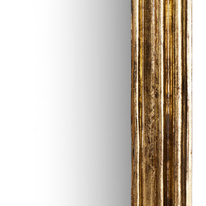 Vintage Louis Floor Mirror In Antiqued