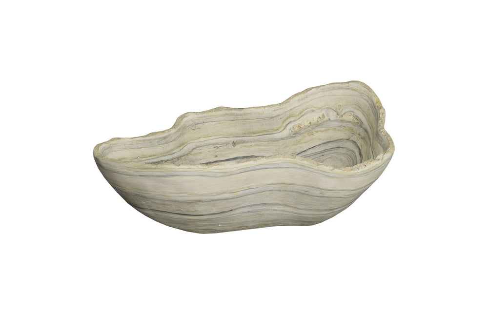 Cast Gray Onyx Bowl, Faux Finish, Smallall