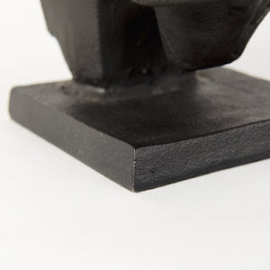 Tauro III (Set of 2) 10L x 5W Black Cast Aluminum Raging Bull Bookends