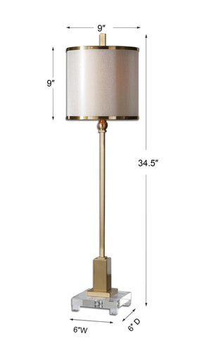 Villena Brass Buffet Lamp
