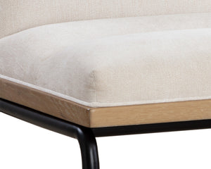 ABILENE DINING CHAIR - POLO CLUB MUSLIN