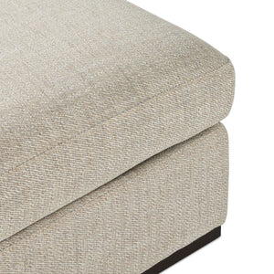 Colt Sectional Ottoman In Canton Dove-Aged Sienna