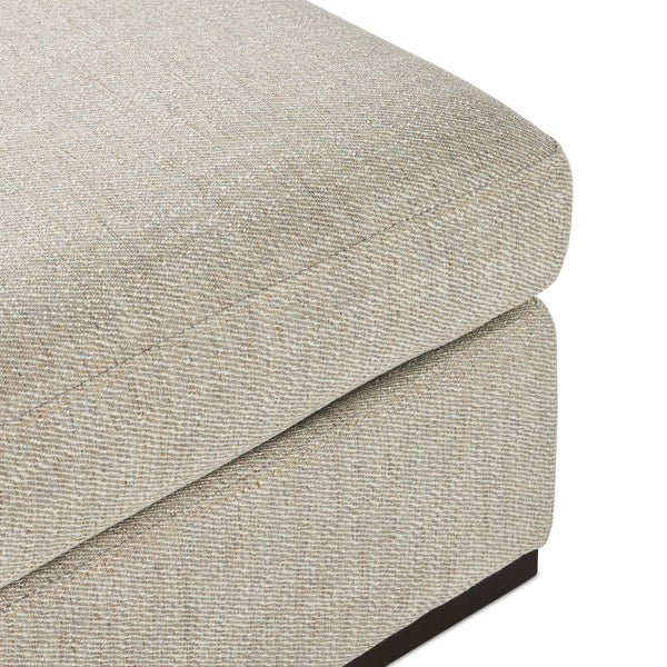 Colt Sectional Ottoman In Canton Dove-Aged Sienna