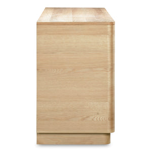 Round Off Sideboard in Natural Oak Finish