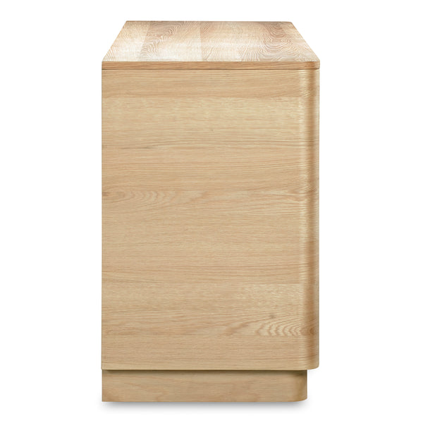 Round Off Sideboard in Natural Oak Finish