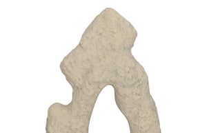 Cast Stone Table Top Sculpture, Single Hole, Roman Stone