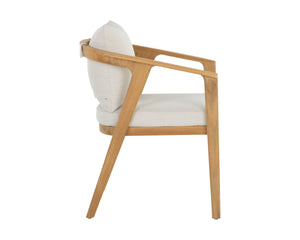 CORALINE DINING ARMCHAIR - PALAZZO CREAM