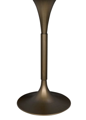 Jman Bar Table, Aged Brass