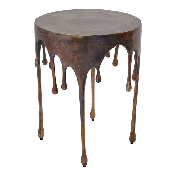 Moe's Copperworks Accent Table in Antique Copper