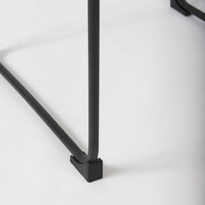 Direttore 19.3L x 19.3W x 44.1H Brown/Gray Suede W/ Metal Frame Bar Stool