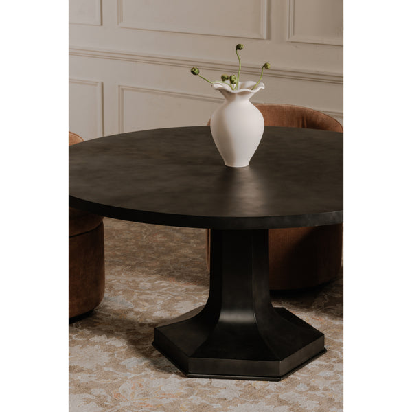 Ethan Dining Table Black Cast Iron