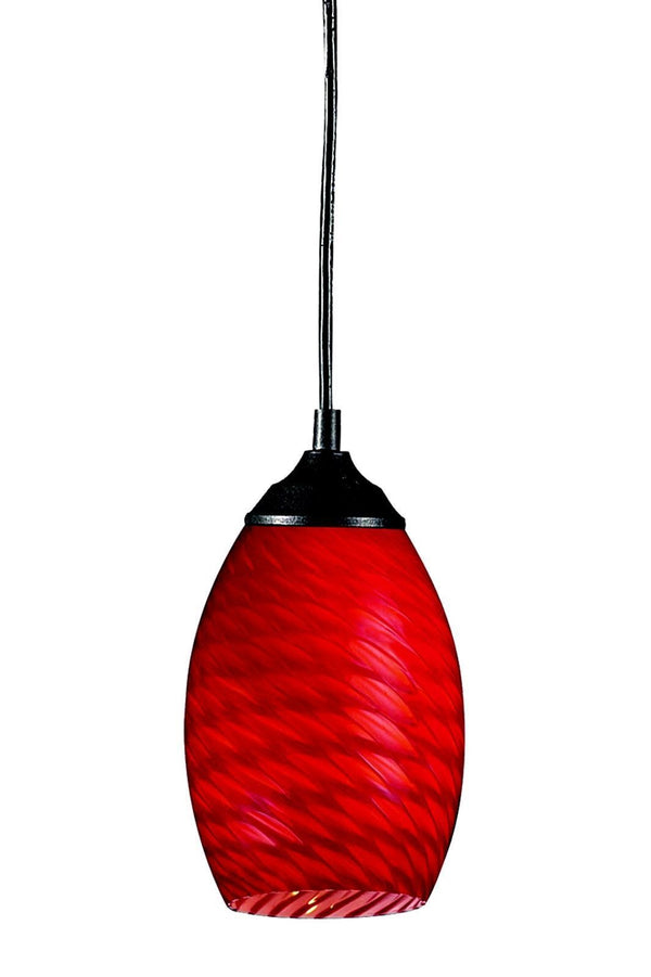 Jazz 1 Light Mini Pendant in Sand Black Finish
