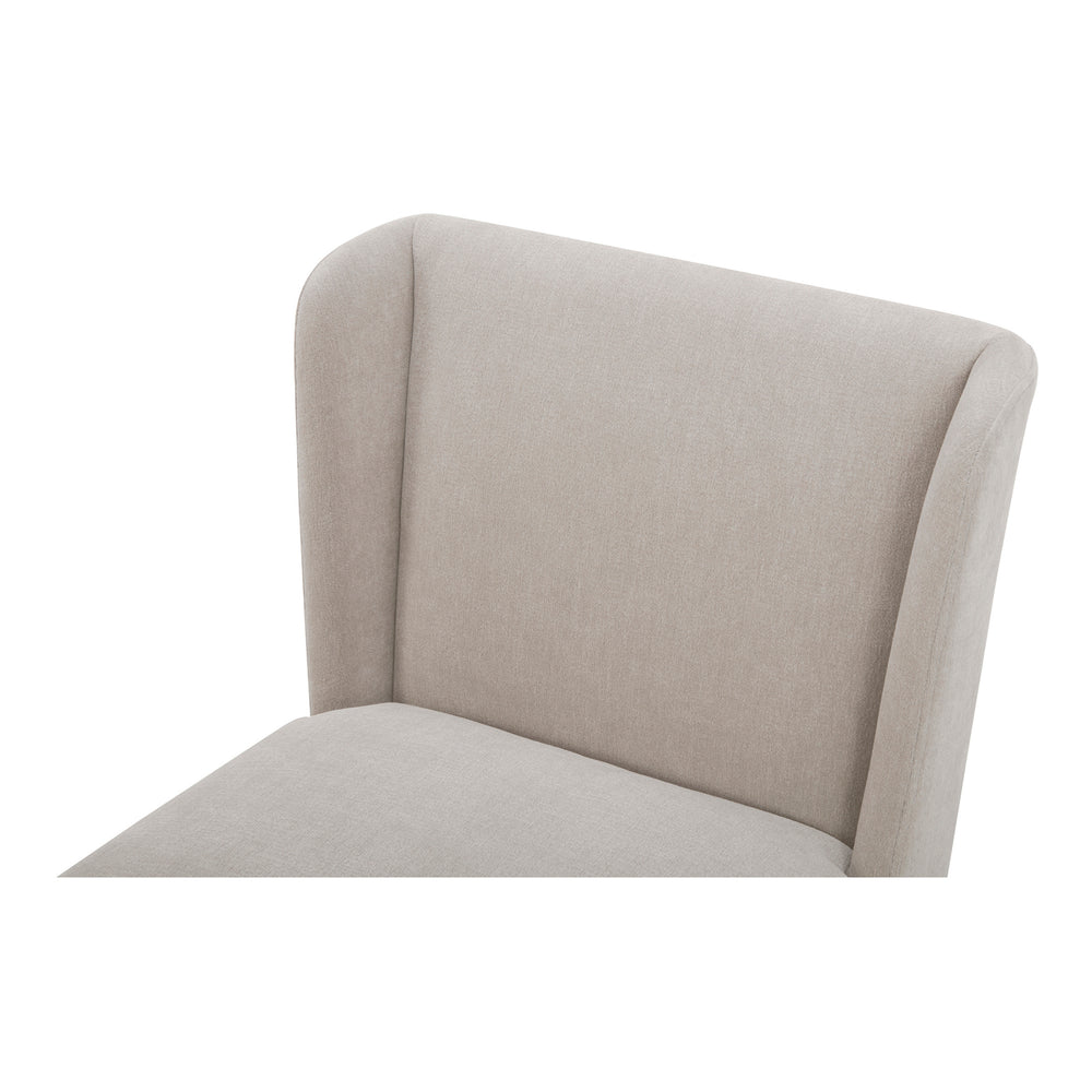 Cormac Rolling Dining Chair in Warm Sand