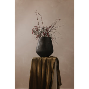 Moe's Voss Decorative Vessel in Black EcoMix