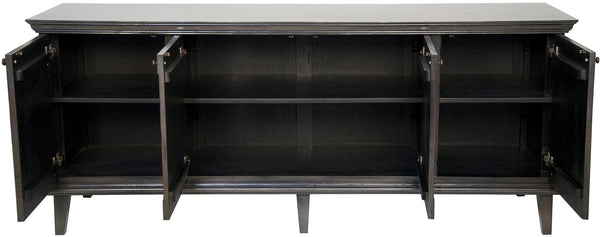 Dumont Pale Mahogany and Veneer Sideboard with Brass Pulls