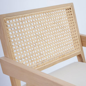Jeanneret Bar Stool with Cushion