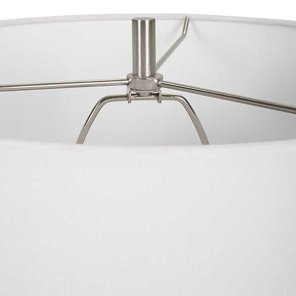 Band Together Crystal & Wood Table Lamp