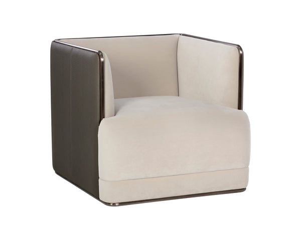 SIERRA ARMCHAIR - MEG TAUPE / PORCINI TAUPE
