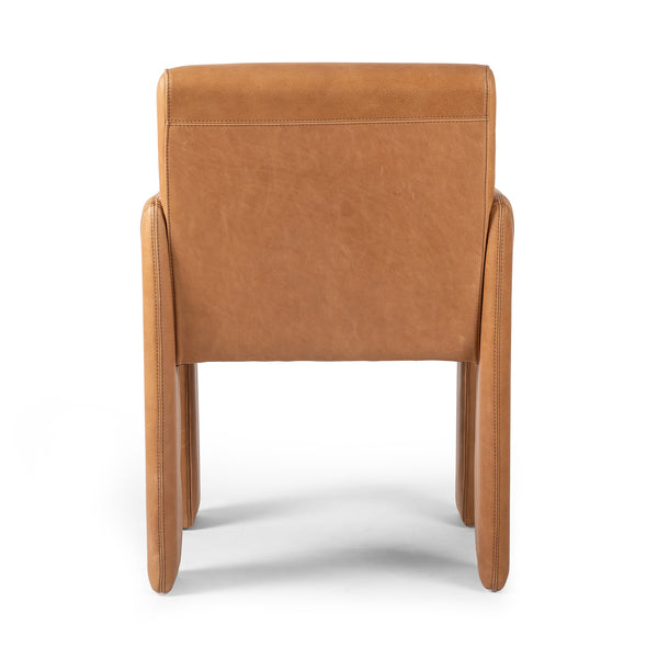 Amur Dining Armchair in Palermo Cognac