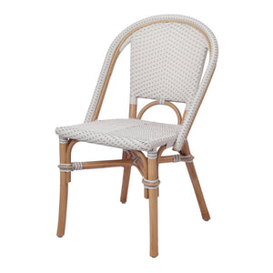 Avignon Paris Bistro Chair In White/ Gray
