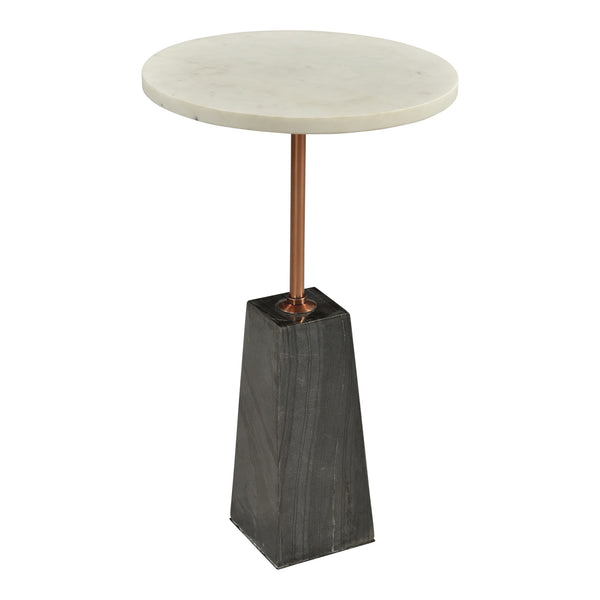 Moe's Dawn White Marble Accent Table