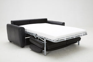 Ari Sofa Bed in Black Leather