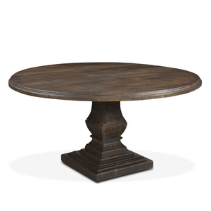 Nimes 60" Round Dining Table, Weathered Mango