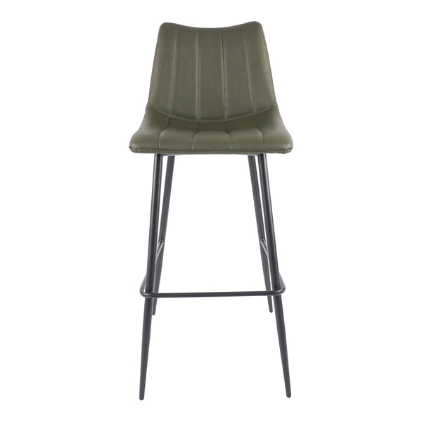 Moe's Alibi Barstool Set of Two in Dark Green