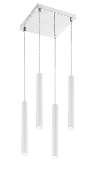 Forest 4 Light Island/Billiard in Chrome Finish