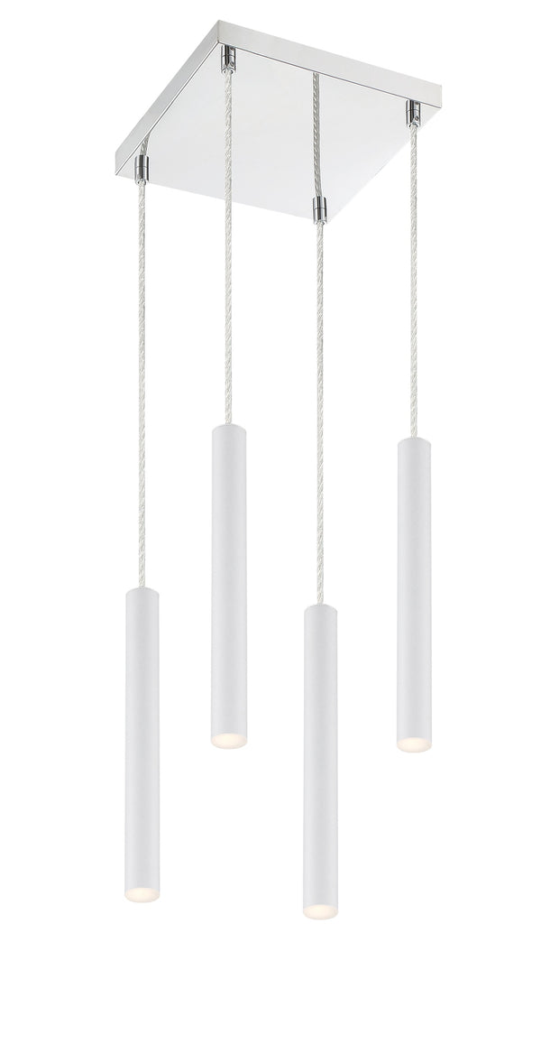 Forest 4 Light Island/Billiard in Chrome Finish