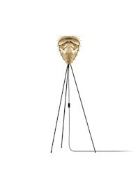 Conia Brass 57" Tripod Floor Lamp with Black Base