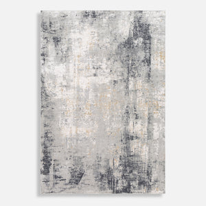 Paoli Gray Abstract 9 X 12 Rug