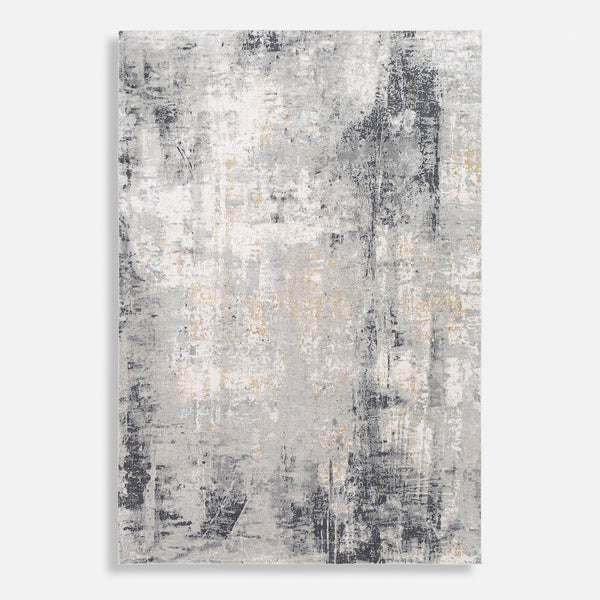 Paoli Gray Abstract 9 X 12 Rug