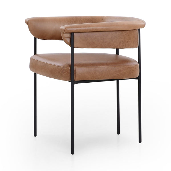 Carrie Dining Chair - Chaps Saddle
