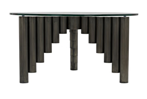 Organum Coffee Table, Gun Metal Finish