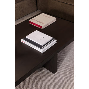 Folke Rectangular Coffee Table in Dark Brown Oak
