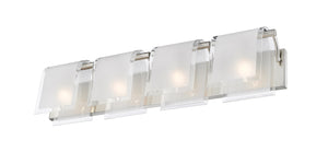Zephyr 4 Light Vanity  in Brushed Nickel Finish