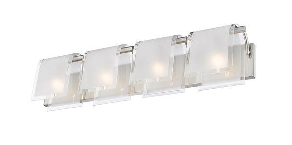 Zephyr 4 Light Vanity  in Brushed Nickel Finish