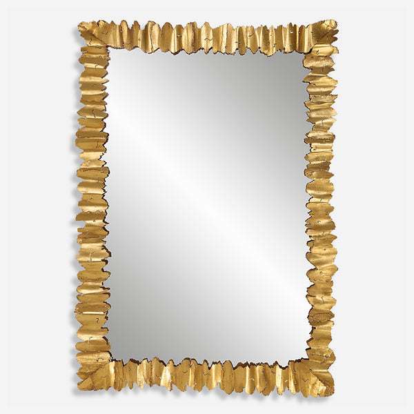 Lev Antique Gold Mirror