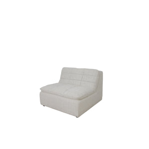 Moe's Lino Slipper Chair in Textured Oat